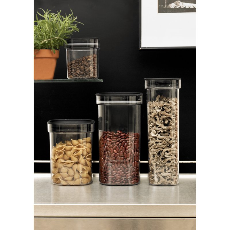 Droogvoercontainer Hamburg, 1,7 liter, vierkant